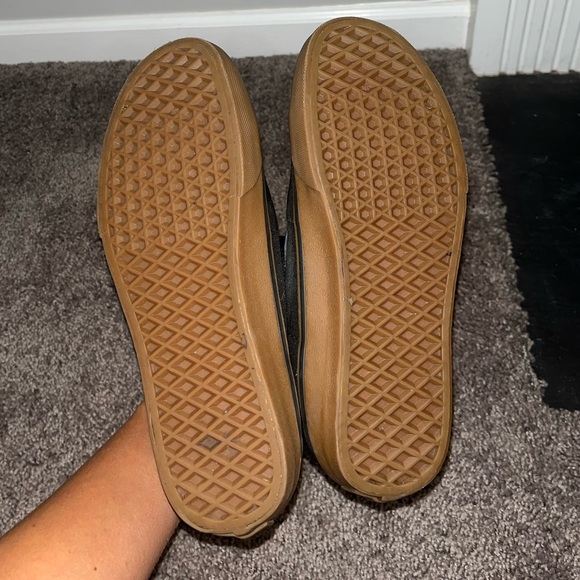 EUC Black Lace Up High Top Vans Sneakers - Picture 7 of 7